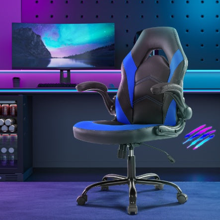CJ PU Leather Ergonomic Office Chair Swivel Computer Gaming Chair With Lumbar Support