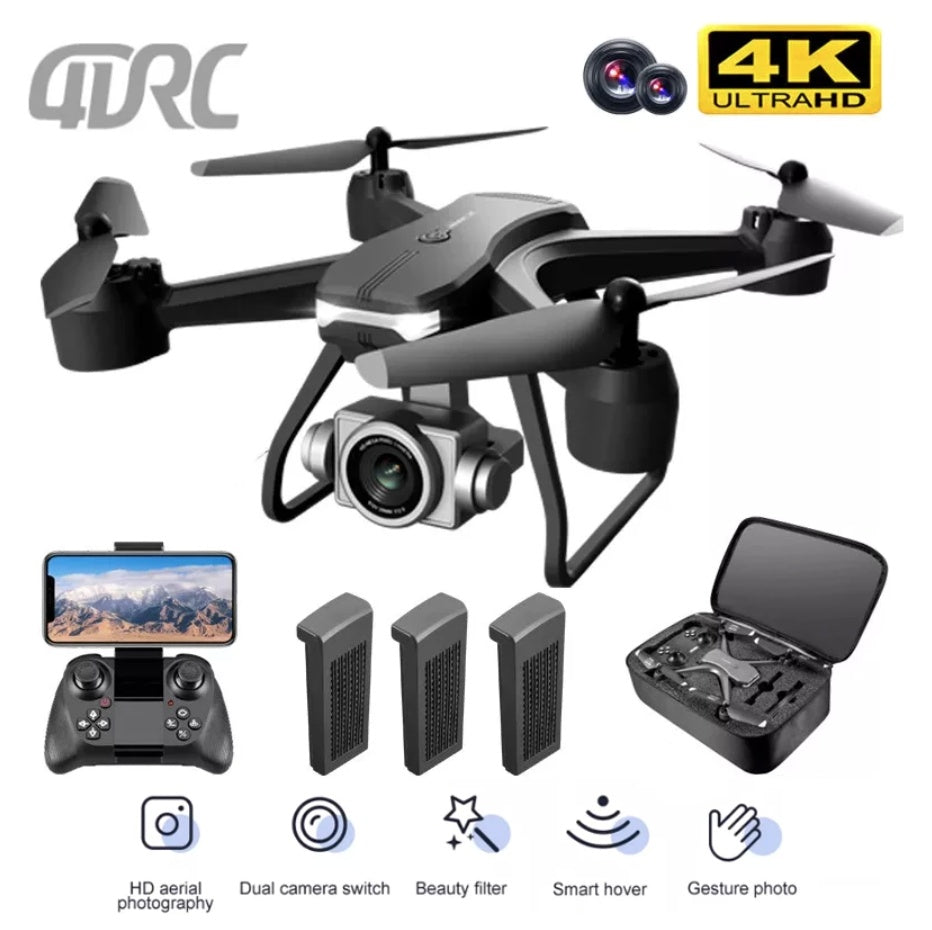CJ V14 Professional Drone 6K HD Dual Camera Wifi FPV Portable RC Quadcopter 2 BATTERY,Drones Suitable For Adults & Beginners.Logistics Is Randomly Sent By UPS,USPS,Self-pickup.
