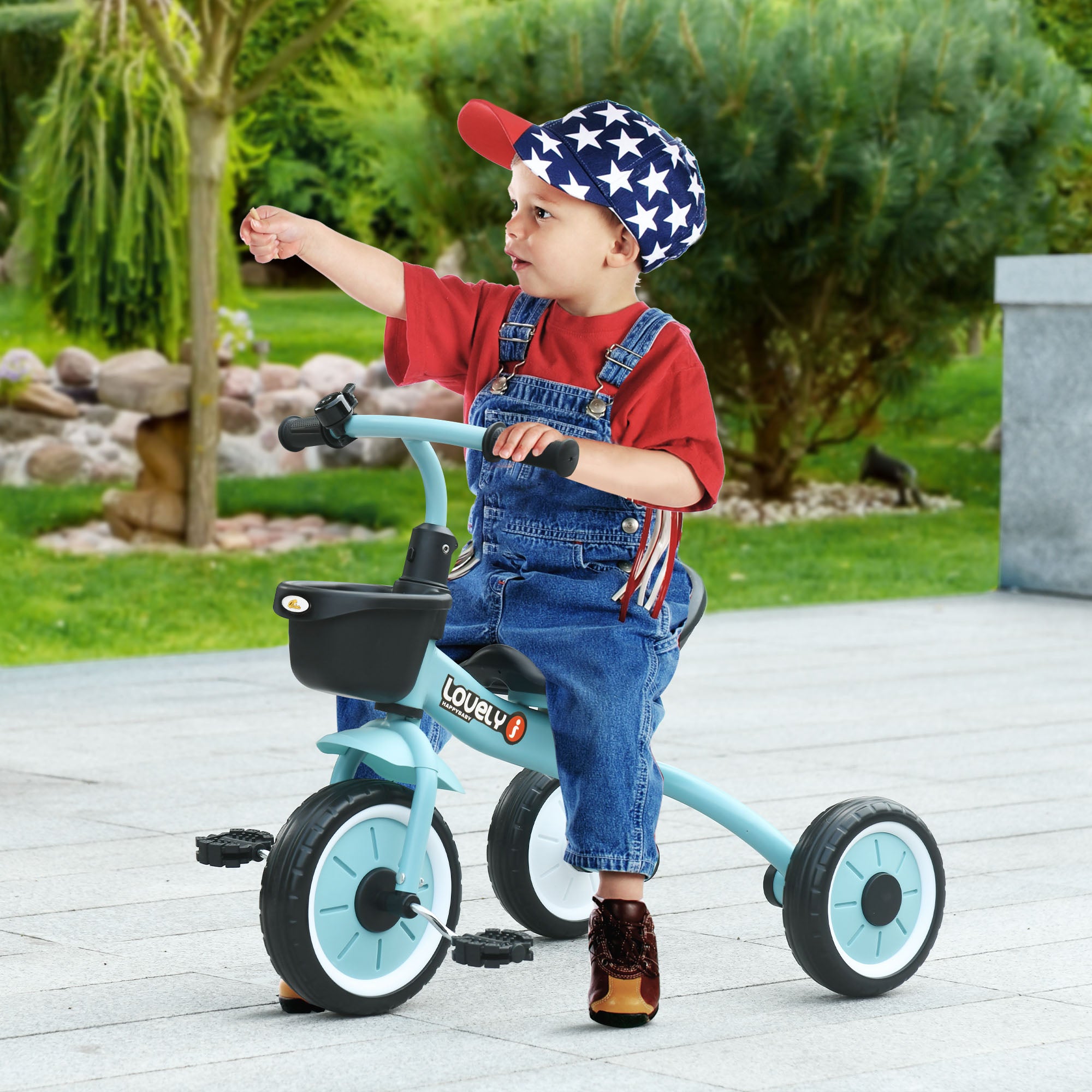 CJ Tricycle for Kids Age 2-5, Toddler Bike for Children, Blue