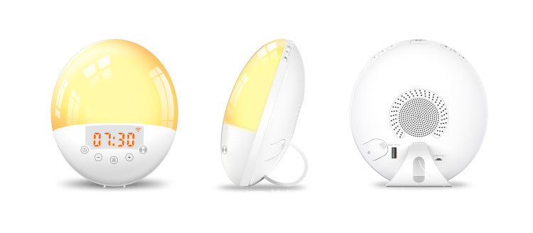 CJ WiFi Voice Control Intelligent Alarm Clock, Sunrise Natural Wake-up Light