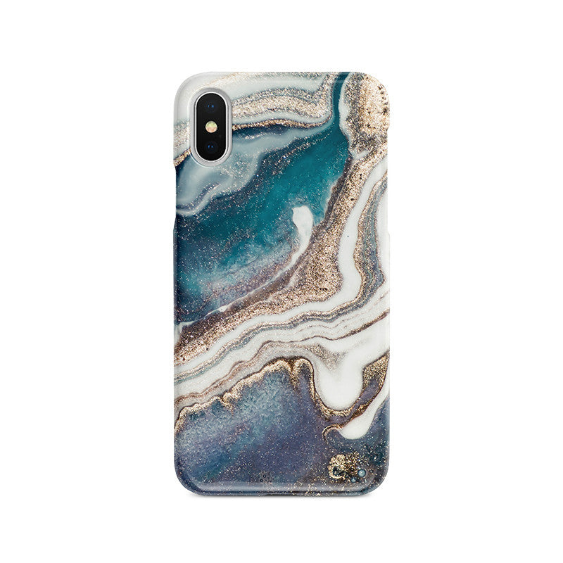 CJ Blue Galaxy Marble Phone Case
