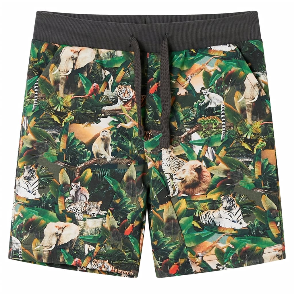 CJ Children's shorts with drawstring, petrol blue, size 104.