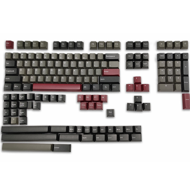 CJ Capturer's New Product Original High Two-Color Molding Powder Black Blue Purple Red Black Blue Black With Two-Color PBT Mechanical Keycaps