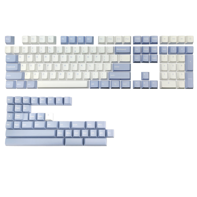 CJ Capturer's New Product Original High Two-Color Molding Powder Black Blue Purple Red Black Blue Black With Two-Color PBT Mechanical Keycaps