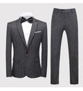 CJ Men's Suits New Large Size Suit Wedding Suit Business Casual Blue Wedding Korean Slim Dress