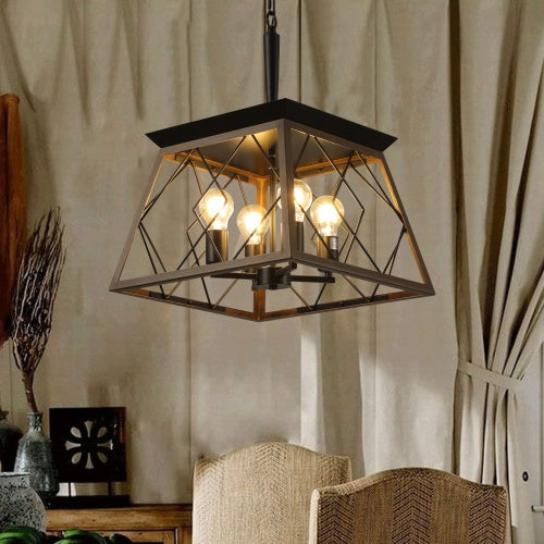 CJ Farmhouse Chandelier 4 Lights Vintage Antique Chandelier Lamps -no Bulbs-Unusable Platform - Temu