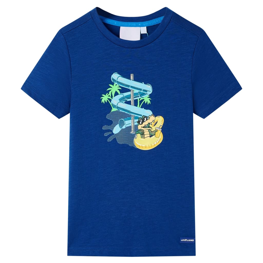 CJ Children's T-shirt Dark Blue 116 Children's T-shirt Neon Green 116