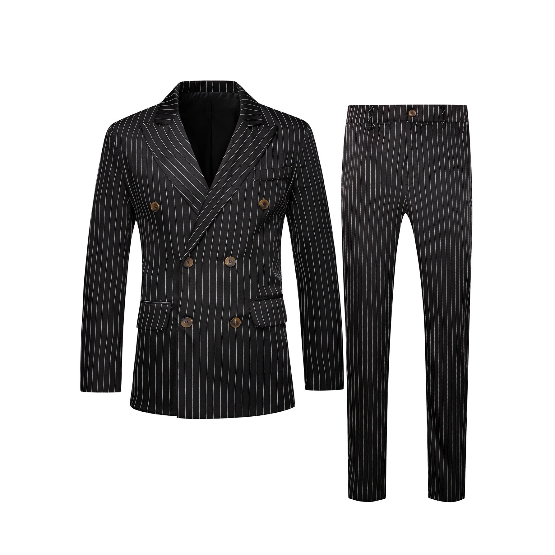 CJ Mens Striped Business Suit Set