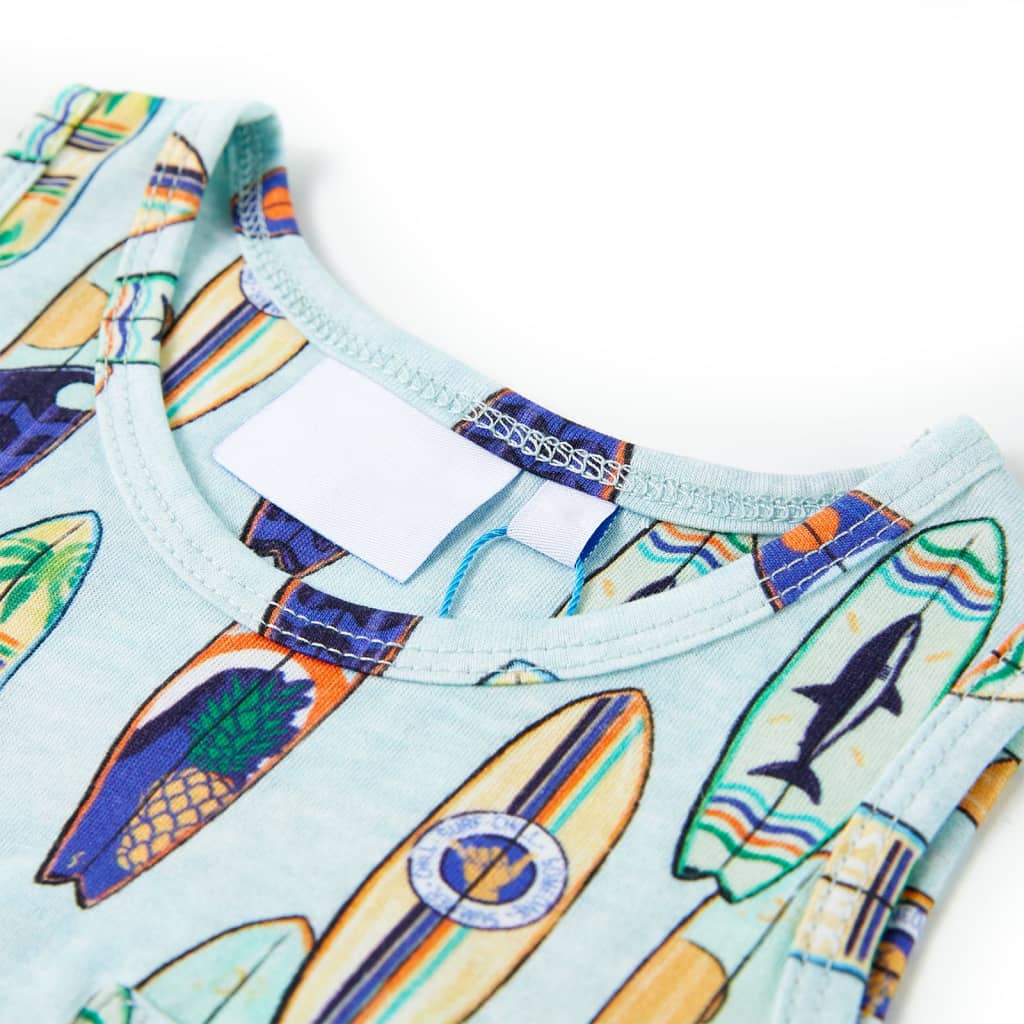 CJ Children's tank top, light blue melange, size 116