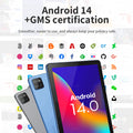 CJ G-tab T9 Rockchip RK3562 Quad Core 3GB 3GB RAM 64GB ROM 10.1 Inch Android 14 Tablet PC  Grey