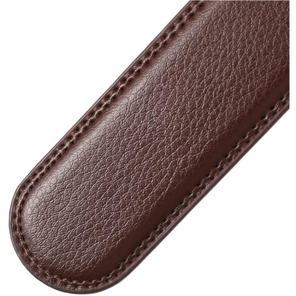 CJ Men Belt Leather Belt For Men With Anti-Scratch Buckle Control Design For Formal Work Or Casual