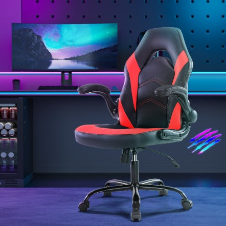 CJ PU Leather Ergonomic Office Chair Swivel Computer Gaming Chair With Lumbar Support