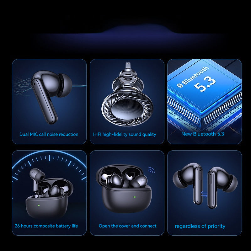 CJ Wireless Bluetooth Noise Reduction In-ear Headphones