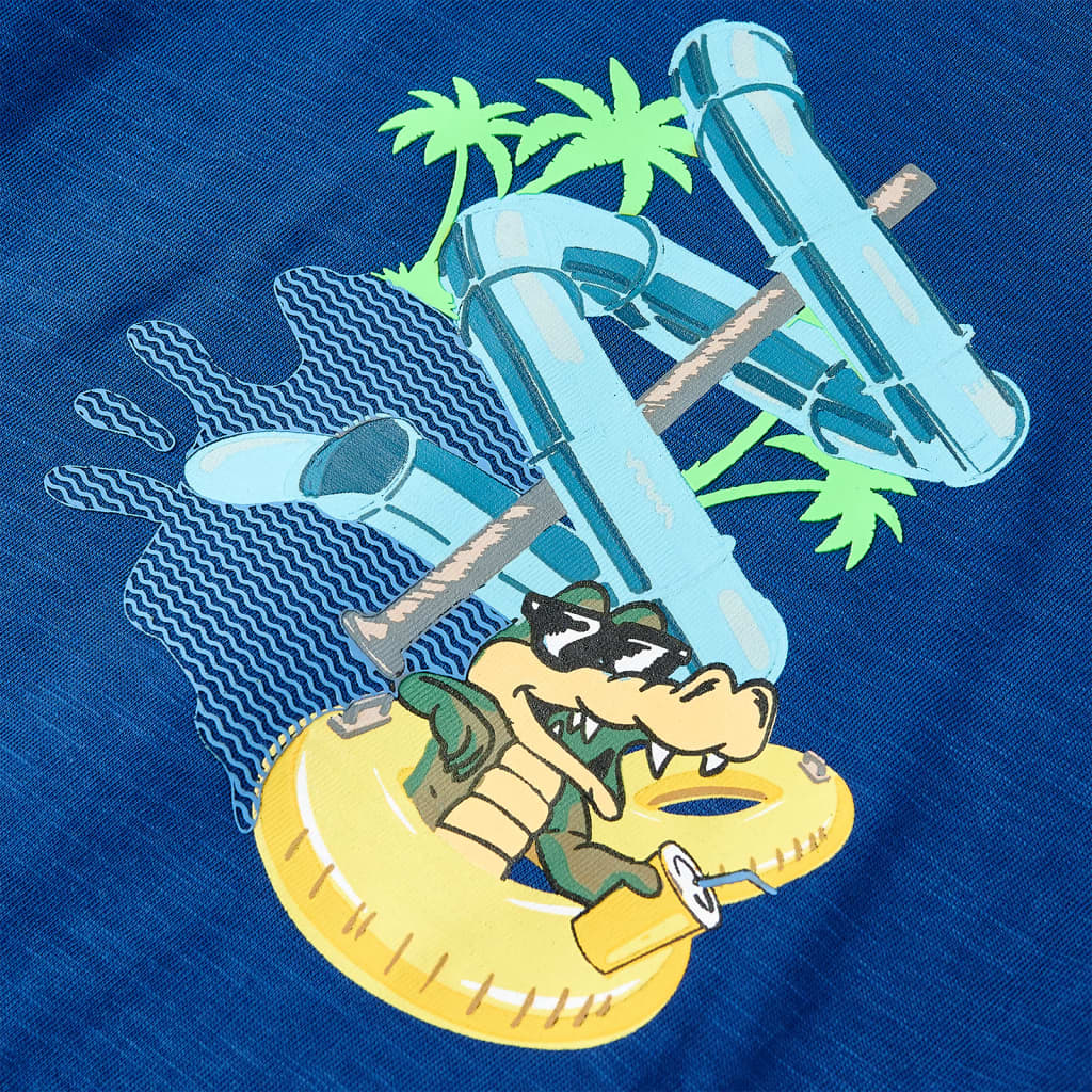 CJ Children's T-shirt Dark Blue 116 Children's T-shirt Neon Green 116