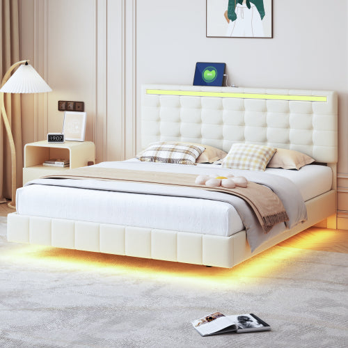 CJ Linen Flat Double Bed