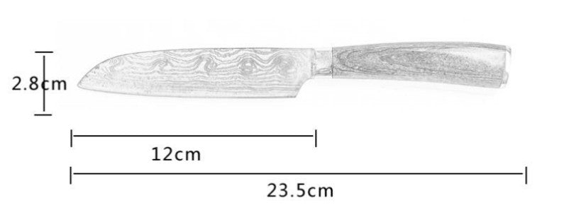 CJ Carpenter's Special Set 6-piece Set 8-piece Set Knife Chef Knife Kitchen Knife Cooking