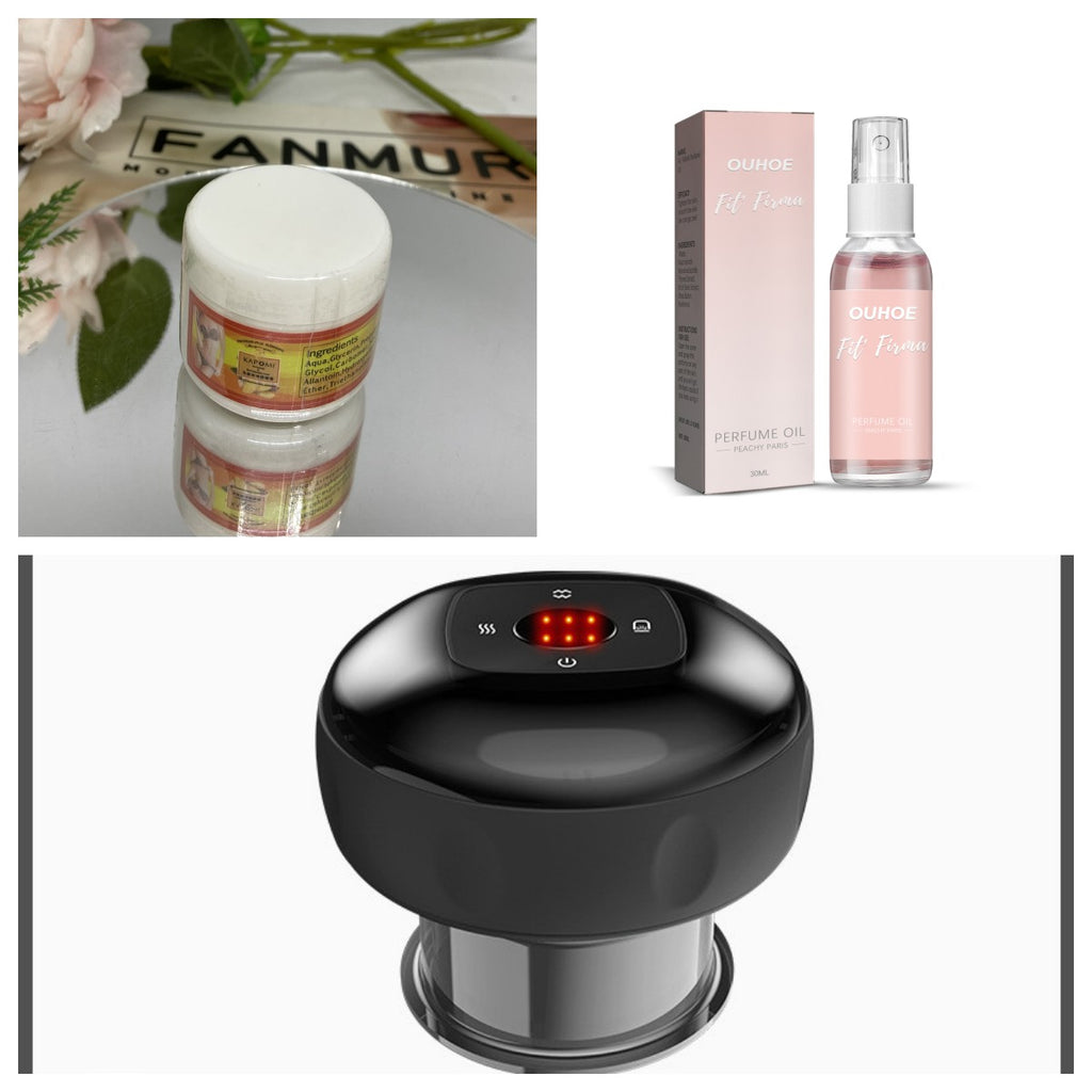 CJ Electric Vacuum Cupping Massage Body Cups Anti-Cellulite Therapy Massager For Body Electric Guasha Scraping Fat Burning Slimming