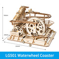 CJ 3D DIY Wooden Puzzle Roller Coaster Children's Toys