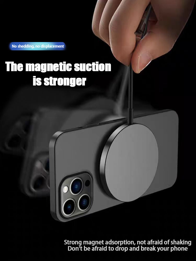 CJ IPhone 17 Pro Pro Max Wireless Charger 15W Magnetic Wireless Fast Charging, Compatible With IPhone 12, 13, 14, 15, 16, And 17 Pro, Pro Max Series Models