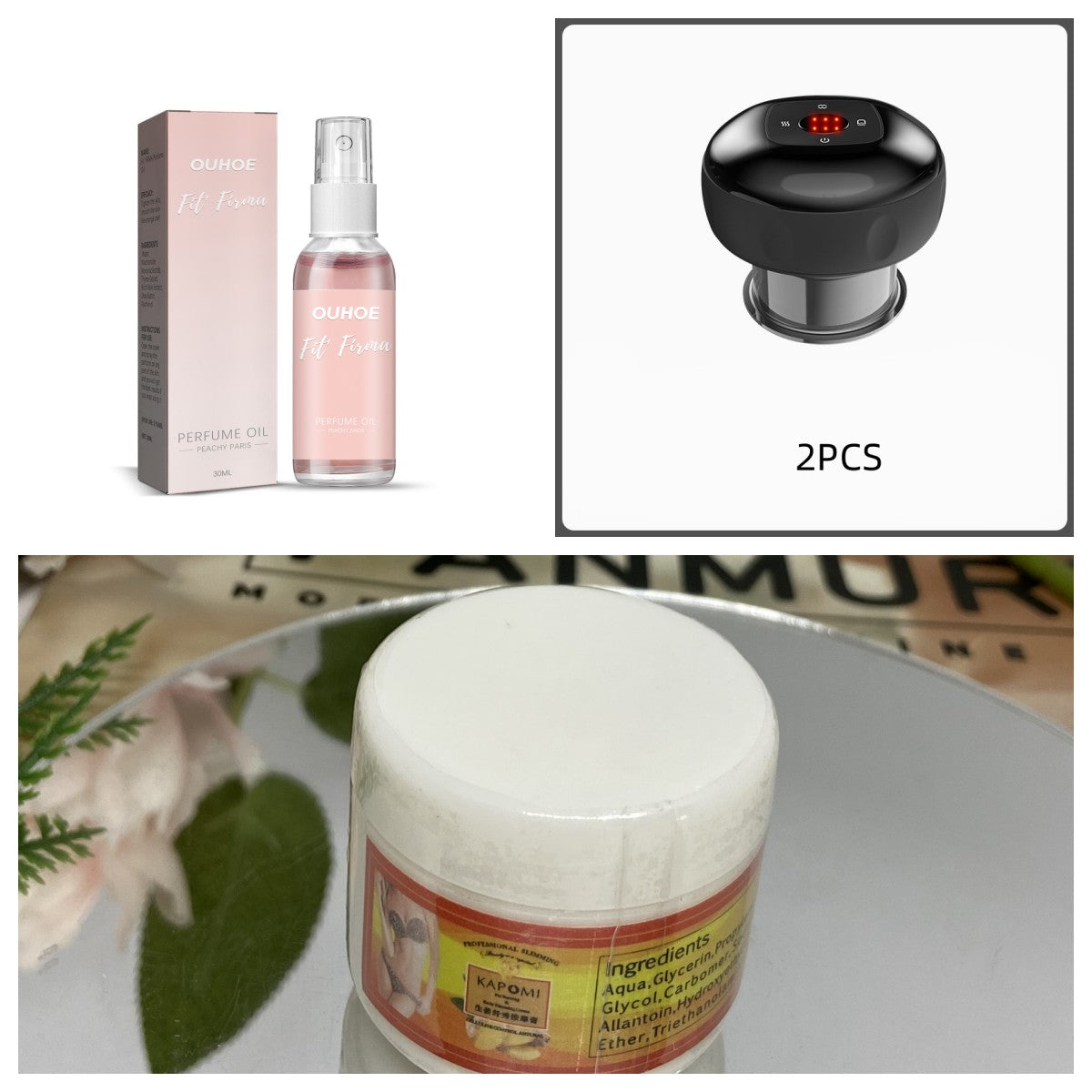 CJ Electric Vacuum Cupping Massage Body Cups Anti-Cellulite Therapy Massager For Body Electric Guasha Scraping Fat Burning Slimming
