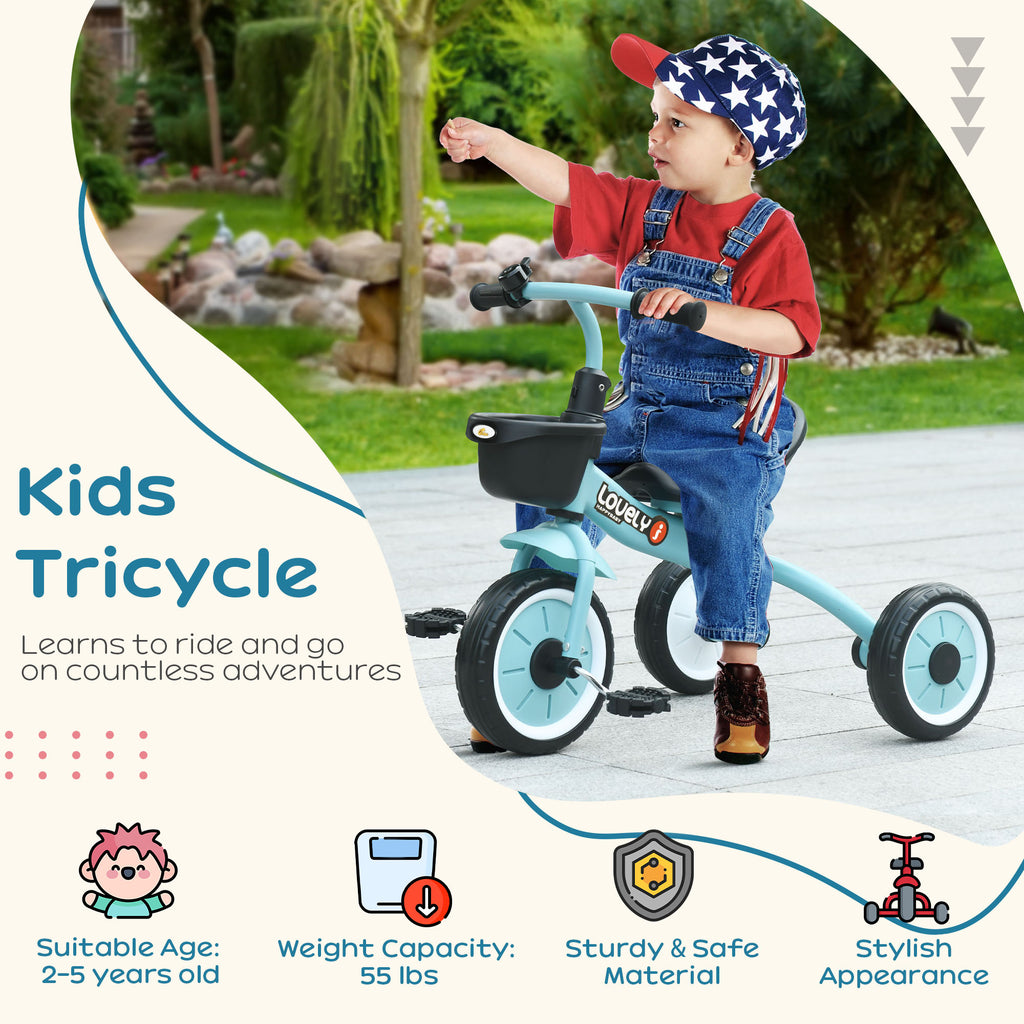 CJ Tricycle for Kids Age 2-5, Toddler Bike for Children, Blue