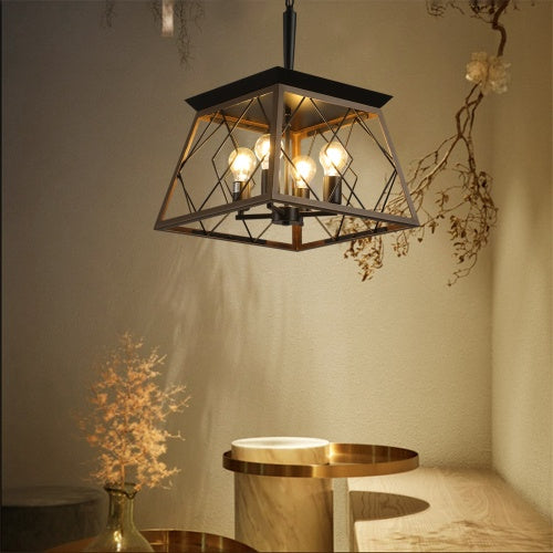 CJ Farmhouse Chandelier 4 Lights Vintage Antique Chandelier Lamps -no Bulbs-Unusable Platform - Temu