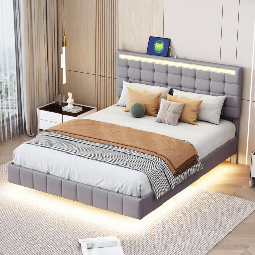 CJ Linen Flat Double Bed