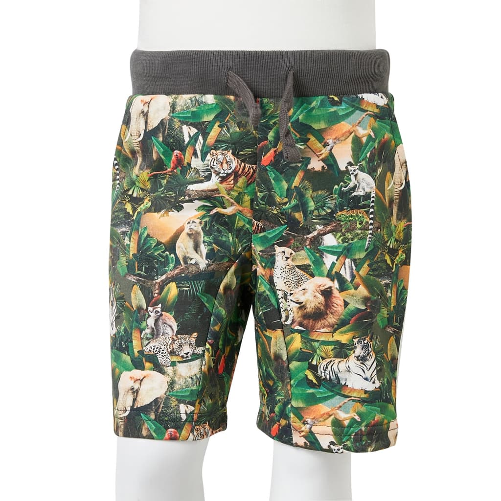 CJ Children's shorts with drawstring, petrol blue, size 104.