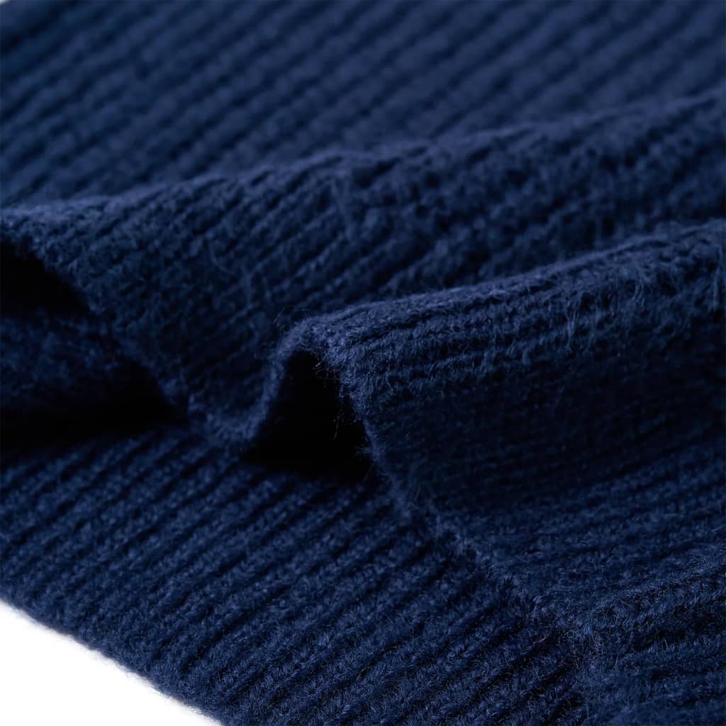 CJ Children's knitted sweater, navy blue, size 116; Children's knitted sweater, navy blue, size 128