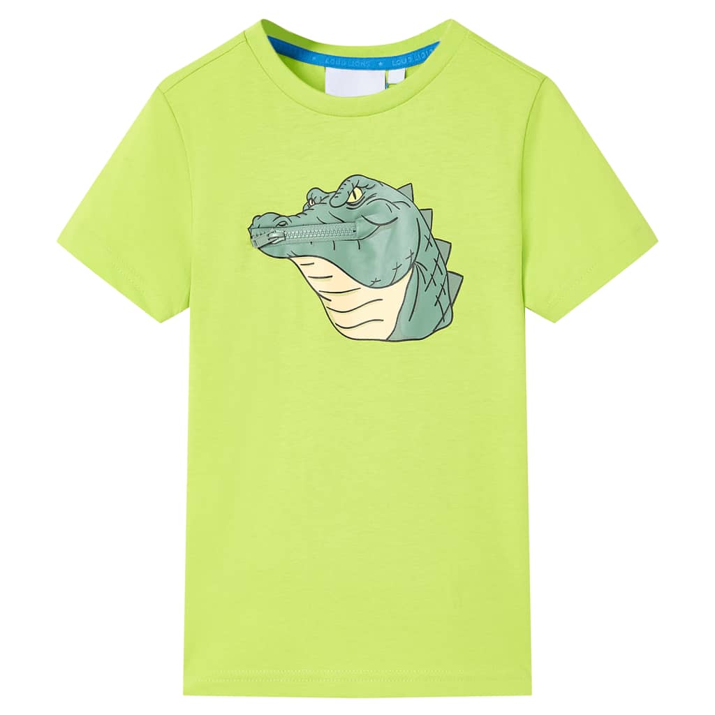 CJ Children's T-shirt, Medium Blue, Size 104 Children's T-shirt, Medium Blue, Size 116  Children's T-shirt, Medium Blue