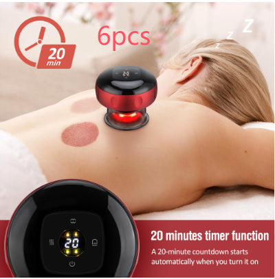 CJ Electric Vacuum Cupping Massage Body Cups Anti-Cellulite Therapy Massager For Body Electric Guasha Scraping Fat Burning Slimming