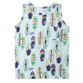CJ Children's tank top, light blue melange, size 116