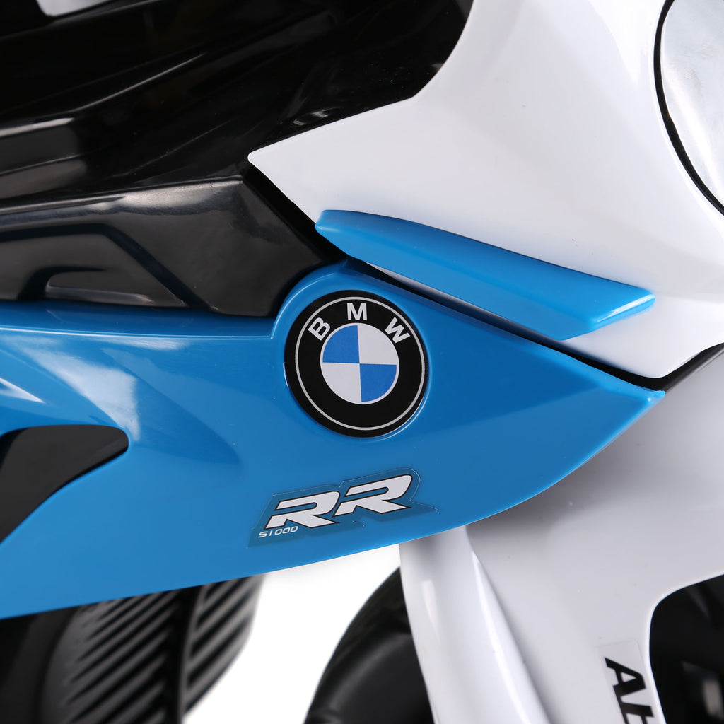 CJ  6V 3 Wheeled Electric Motorcycle, Kids Motorcycle Licensed BMW with Headlight, Music, Blue