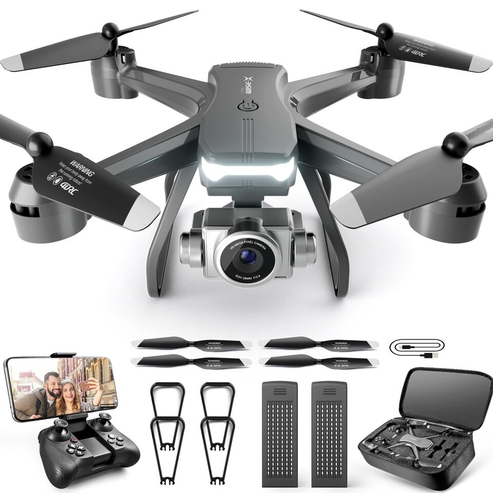 CJ V14 Professional Drone 6K HD Dual Camera Wifi FPV Portable RC Quadcopter 2 BATTERY,Drones Suitable For Adults & Beginners.Logistics Is Randomly Sent By UPS,USPS,Self-pickup.
