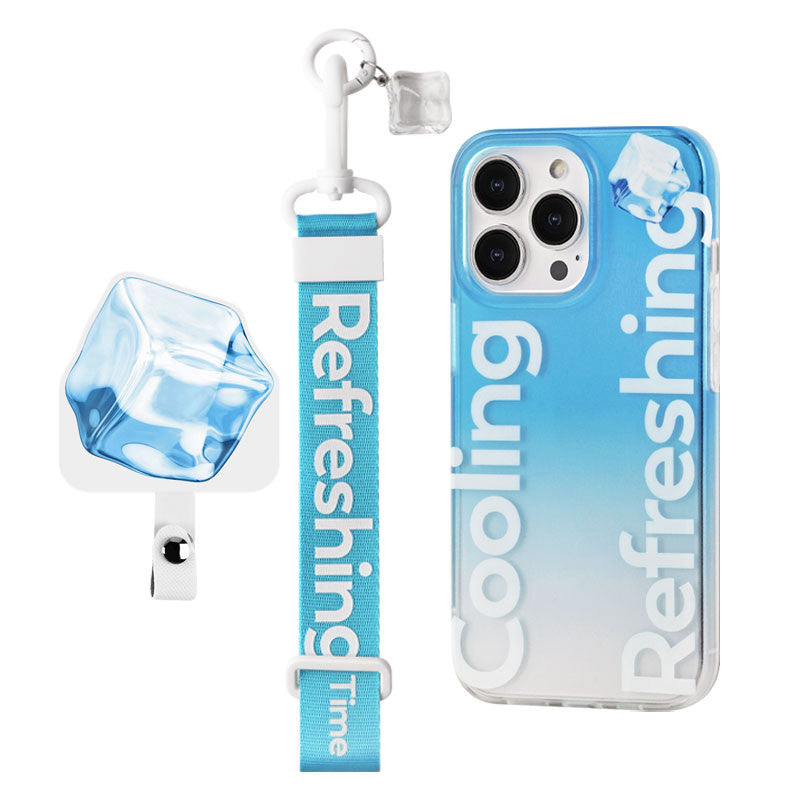 CJ Gradient Blue Fashion Personality Phone Case