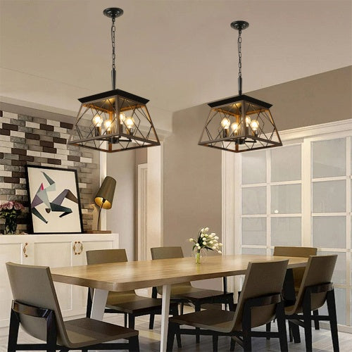 CJ Farmhouse Chandelier 4 Lights Vintage Antique Chandelier Lamps -no Bulbs-Unusable Platform - Temu