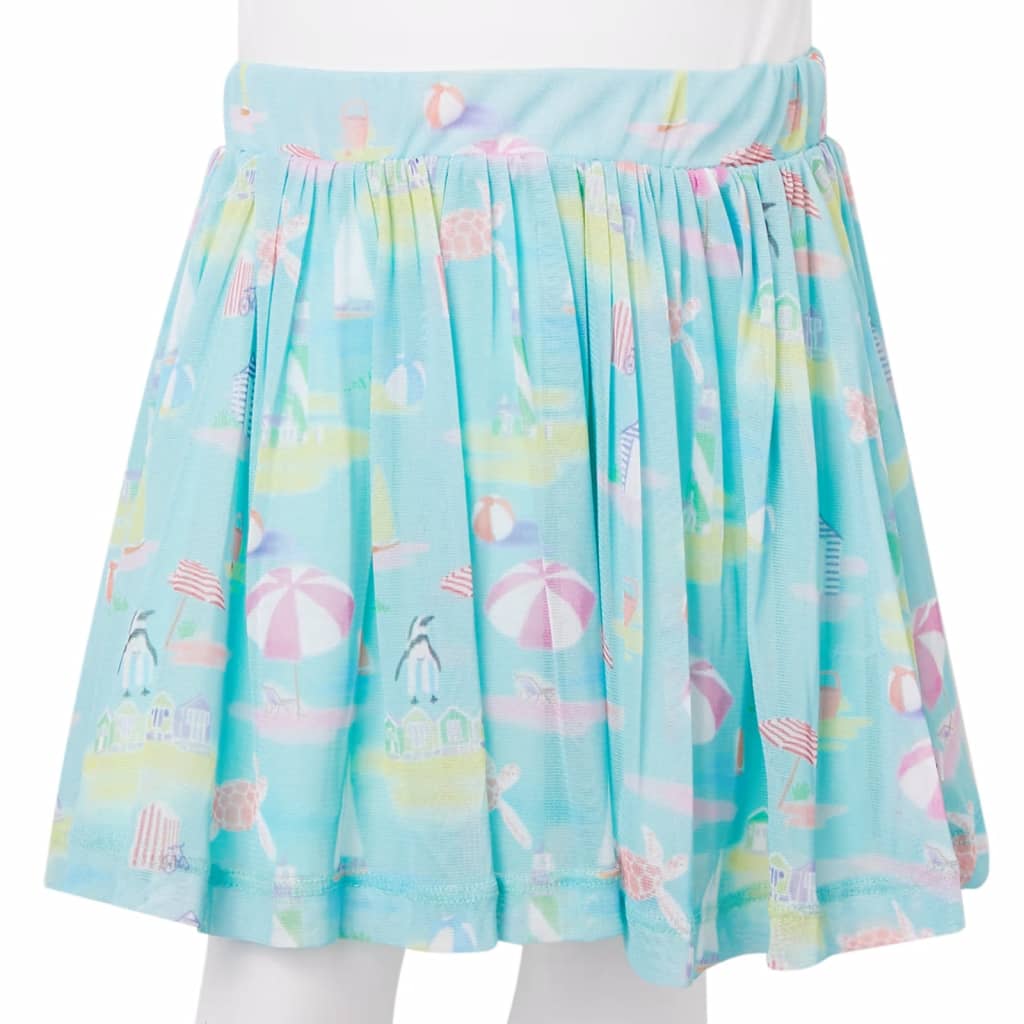 CJ Children's pleated skirt, light blue, size 116