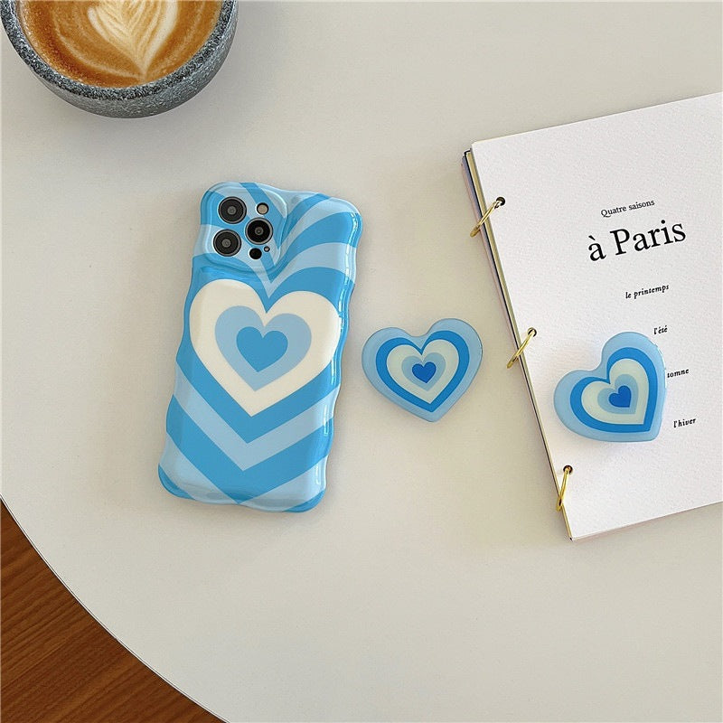 CJ Creative Blue Multiple Love Phone Case