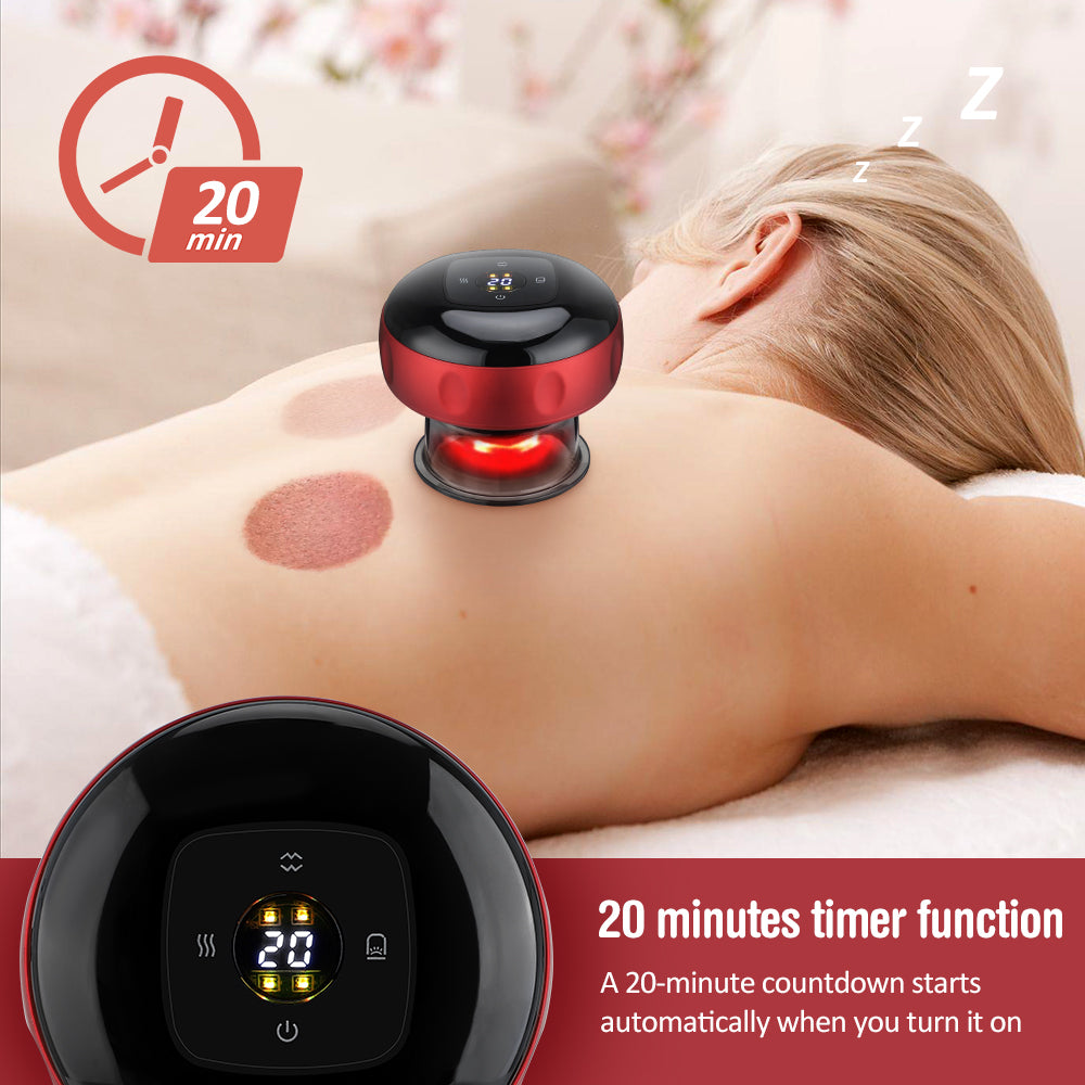 CJ Electric Vacuum Cupping Massage Body Cups Anti-Cellulite Therapy Massager For Body Electric Guasha Scraping Fat Burning Slimming