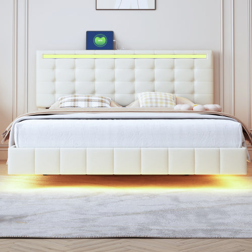 CJ Linen Flat Double Bed