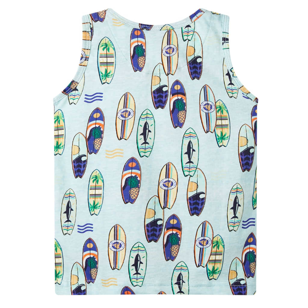 CJ Children's tank top, light blue melange, size 116