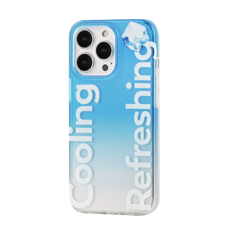 CJ Gradient Blue Fashion Personality Phone Case