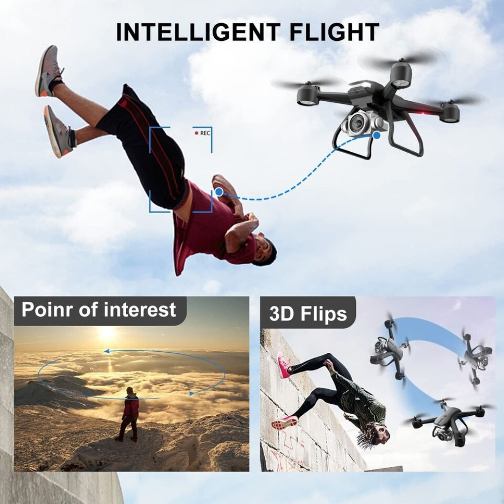 CJ V14 Professional Drone 6K HD Dual Camera Wifi FPV Portable RC Quadcopter 2 BATTERY,Drones Suitable For Adults & Beginners.Logistics Is Randomly Sent By UPS,USPS,Self-pickup.