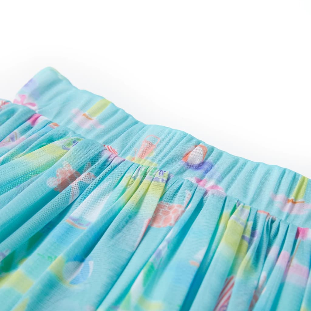 CJ Children's pleated skirt, light blue, size 116