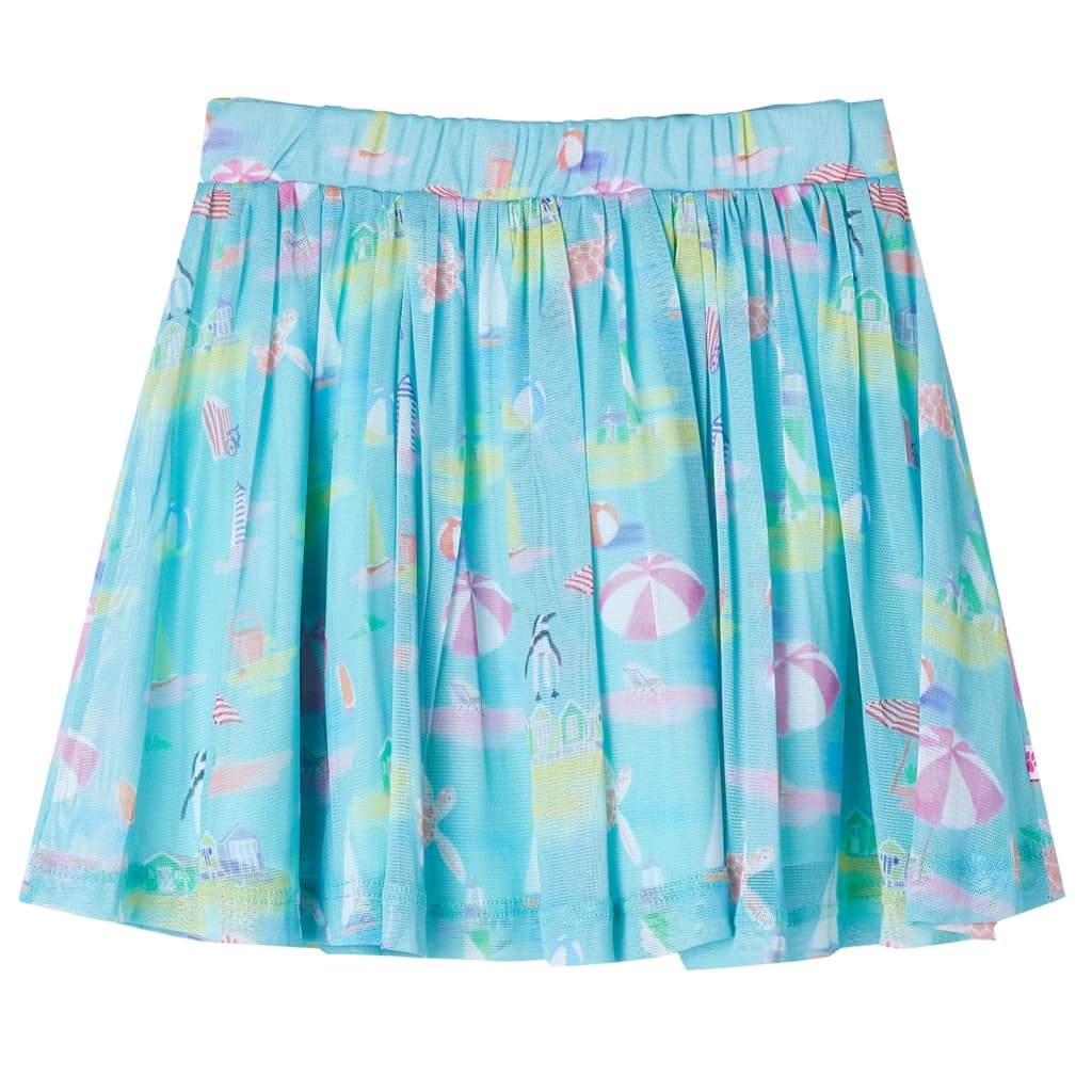 CJ Children's pleated skirt, light blue, size 116
