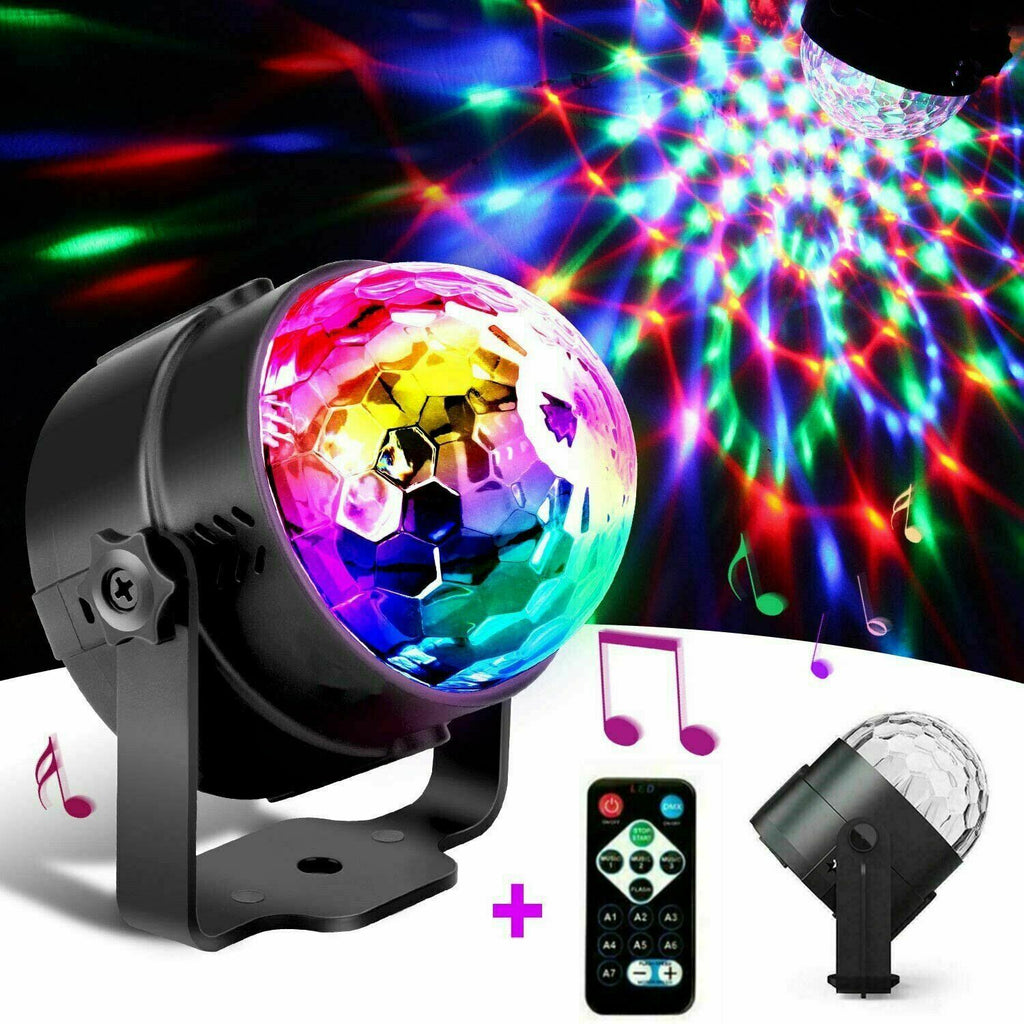 CJ Disco Party Lights Strobe LED DJ Ball Sound Activated Bulb Dance Lamp Decoration