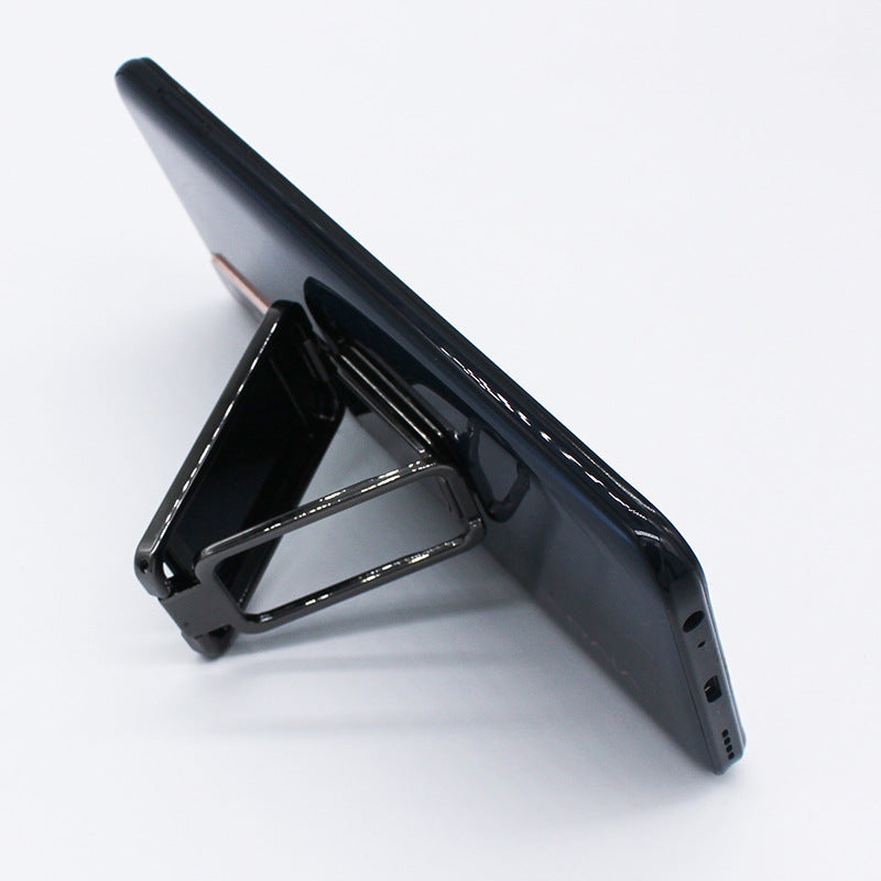 CJ Foldable Mobile Phone Holder Ring Buckle Retractable Desktop CellPhone Stand Car Magnetic Bracket Office Accessories