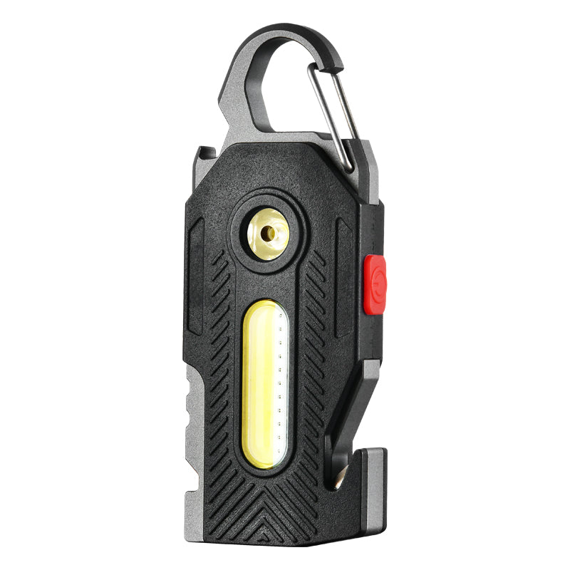 CJ Multifunctional Charging Emergency Light Convenient Keychain Work Light COB High Brightness Maintenance Light Outdoor Camping LED Light