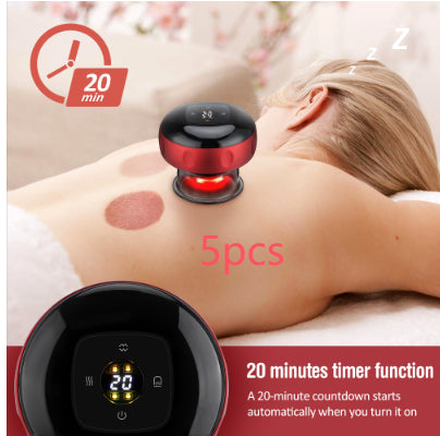 CJ Electric Vacuum Cupping Massage Body Cups Anti-Cellulite Therapy Massager For Body Electric Guasha Scraping Fat Burning Slimming