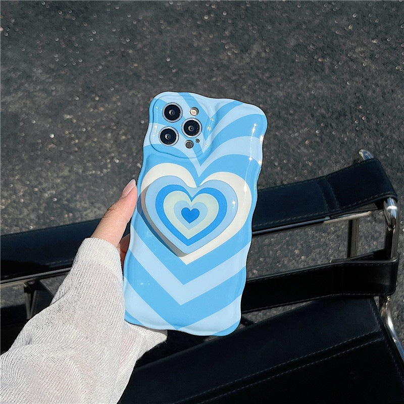 CJ Creative Blue Multiple Love Phone Case